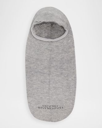 Marcoliani Mens Invisible Sneaker Pima Cotton No-Show Socks