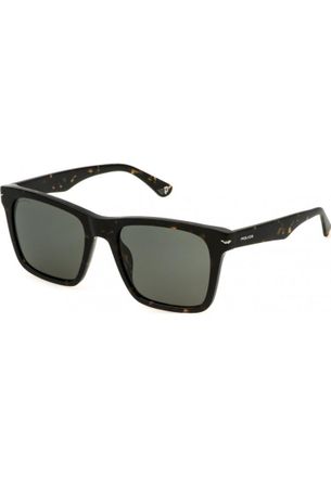 Police Mens SPLN35M 55 53714P Sunglasses - Brown - One Size