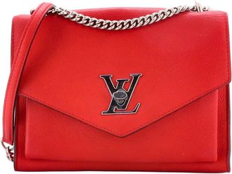 Louis Vuitton Red Leather Mylockme Bb (Authentic Pre-Loved)
