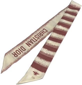 Dior Pre-owned Mitsa Twilly Scarf - Dames - Vintage Accessoires - Beige - ONE Size - Vintage
