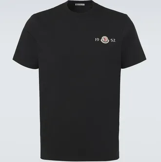 Moncler Cotton-blend jersey T-shirt
