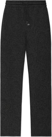 Etro Gepatroonde wijde broek - Heren - Broeken - Grijs - Maat: S Viscose