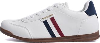 Lambretta Heren Witte Marineblauwe Rode Tackle Trainer