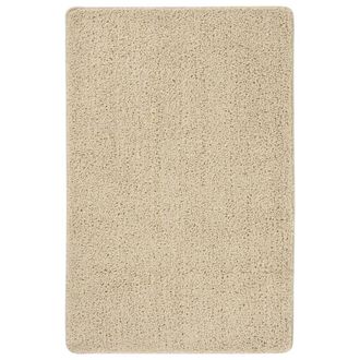 vidaXL Alfombra Peluda Antideslizante Color Crema 200x290 Cm Vidaxl