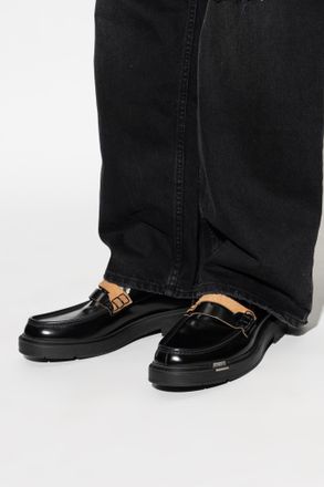 Maison Margiela Leather Loafers, Mens, Black