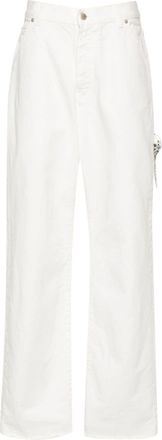 Darkpark LIsa mid-rise wide-leg jeans - women - Cotton - 26 - White