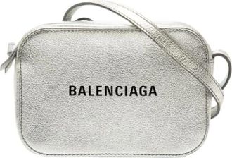Balenciaga Pre-owned Cross Body Bags, female, Gray, Size: ONE SIZE Pre-owned Vintage Crossbody Bag