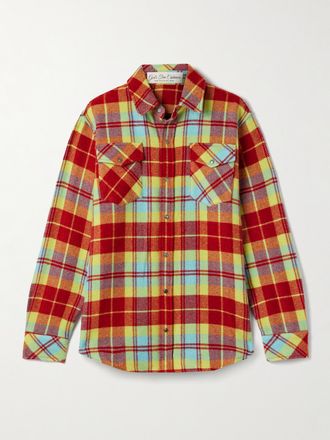 God's True Cashmere Camicia In Cashmere A Quadri - Multicolore