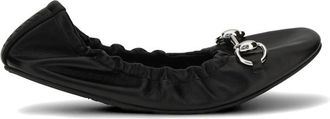 Gucci Prima Leather Ballet Flats