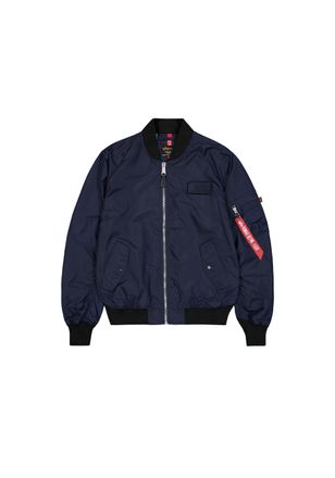 Alpha Industries Bomberjacke ALPHA INDUSTRIES MA-1 TTC Light, Herren, Gr. 3XL, blau (ultra navy), Obermaterial: 100% Nylon, Futter: 100% Nylon, Jacken Bomberjacke