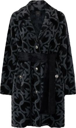 Pinko Cappotto con cintura - Nero