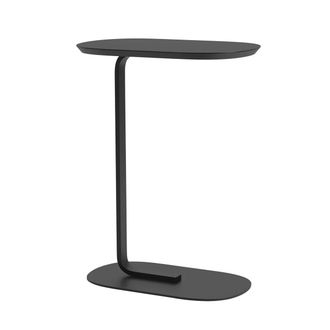 MUUTO Relate Side Table, H 73,5 cm, schwarz
