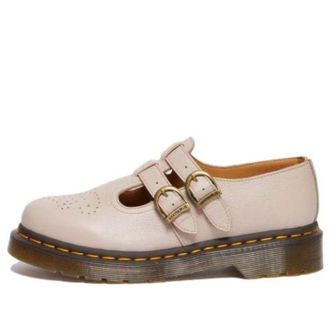 Dr. Martens (WMNS) Dr. Martens 8065 Virginia Leather Mary Jane Vintage Taupe 30692348