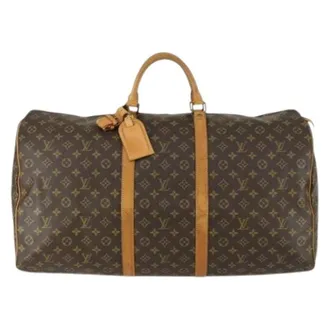 Louis Vuitton Pre-owned Weekend Bags, female, Brown, Size: ONE SIZE Pre-owned Keepall bag