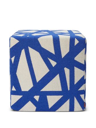 Missoni Home Kruk met geometrisch patroon (40 cm x 40 cm) - Beige