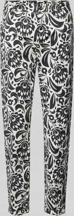 M.A.C Slim Fit Chino mit verk&uuml;rztem Schnitt Modell turn up in Black, Gr&ouml;&szlig;e 36