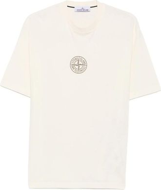Stone Island Logo-print Cotton T-shirt