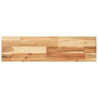 Berkfield Home Table Top 80x20x4 cm Rectangular Solid Wood Acacia in Brown | Size: 80 x 20 x 4 cm