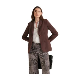 Maliparmi Blazer Sleek Matte - - Jackets - Donna - Marrone - XL
