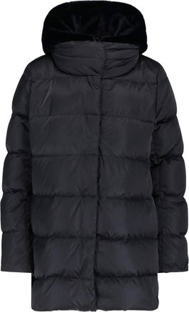 Herno Black Technical Fabric Down Jacket
