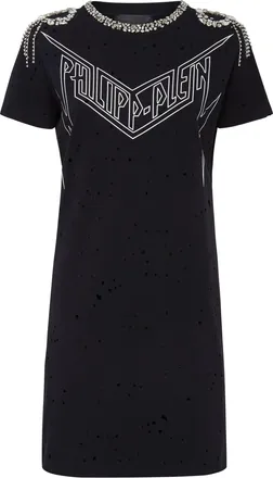 Philipp Plein T-Shirt Short Dresses Thunder