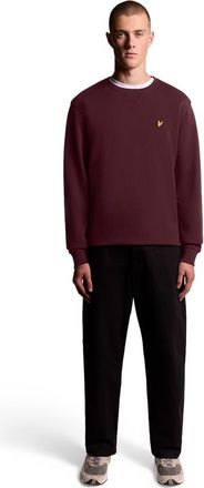 Lyle & Scott Crew Neck Sweater in Burgundy at Nordstrom, Size Xx-Large