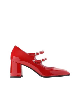 Carel Red Leather Pumps