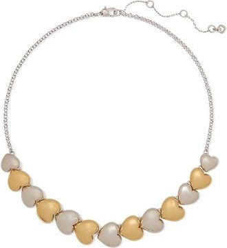 Kate Spade New York Heart You Womens Necklace Womens Necklace Silver Gold, Brass