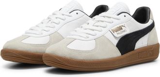 Puma Palermo leren sportschoenen voor heren (Wit/Gum)