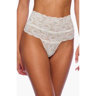 Cosabella Nsn High Waisted Thong in Moon Ivory at Nordstrom, Size Medium