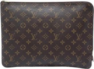 Louis Vuitton Pre-owned Etui Voyage MM - Dames - Vintage Clutch - Bruin - ONE Size - Vintage