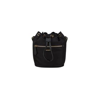 Burberry Mini Nylon Drawcord Pouch - Dames - Tassen - Zwart - Maat: ONE Size Nylon