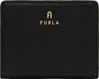Furla Camelia Compacte Portemonnee Zwart - Dames - Portefeuilles - Zwart - ONE Size - Accessoires