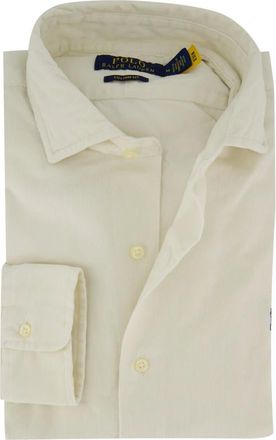 Polo Ralph Lauren Heren, Overhemden, Beige, Maat: XL Corduroy