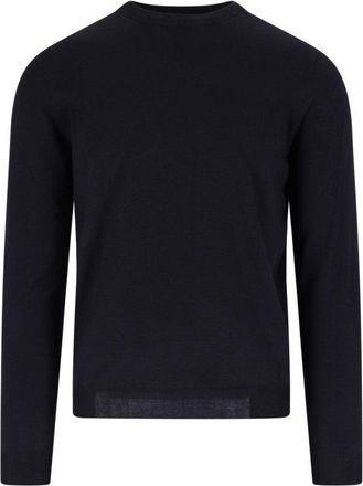 Zanone Virgin Wool Sweater - Dark Blue