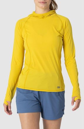 Outdoor Research Echo Raglan Sleeve Hoodie in Yellow-Poplar at Nordstrom, Size Xx-Small