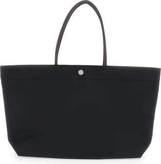 Tory Burch Womens Tote Bag Ella Twist Black Ecoleather Polyamide