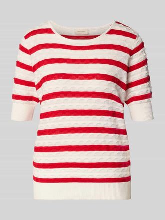 Freequent Strickshirt mit Rundhalsausschnitt Modell Dodo in Rot, Gr&ouml;&szlig;e XXL