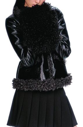 Anna Sui Faux Fur Muff in Black at Nordstrom