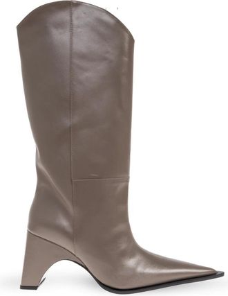 Coperni Laarzen met hak - Dames - Cowboylaarzen - Bruin - 38 EU - Leer - Schoenen