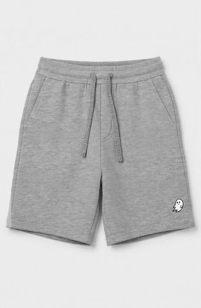 Dalix Mens Ghost Relaxed Fleece Sweat Elastic Shorts in Athletic Heather at Nordstrom, Size Xx-Large