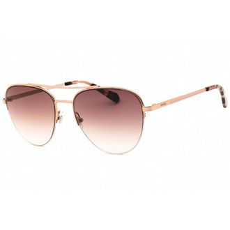 Fossil Ladies Gold Tone Aviator Sunglasses FOS2106GS