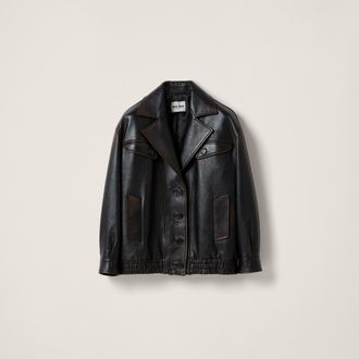 Miu Miu Nappa leather jacket