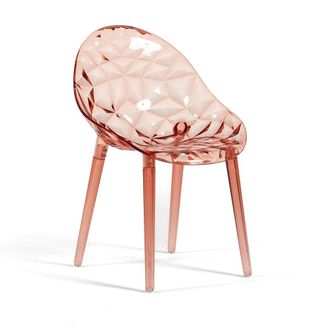 Siediti Fuori e Dentro Conjunto de 2 sillas en policarbonato rosa