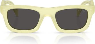 Prada Sunglasses Prc06 S 21 G08 Z Frosted Vanilla/Dark Gray Women