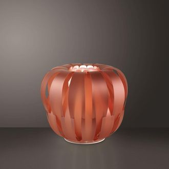 Linea Zero L&aacute;mpara De Mesa Cobre De Metal Blanco 29 X 23h