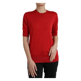 Dolce & Gabbana Donna, Maglie, Rosso, L, new