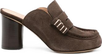 J.W.Anderson Suede Block-heel Loafers