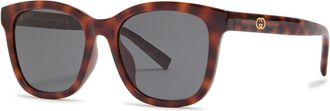 Gucci Wayfarer-style Sunglasses - Brown Havana - One Size