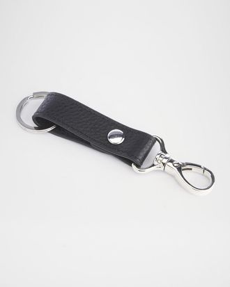 Royce Leather Monogrammed Leather Valet Key Chain